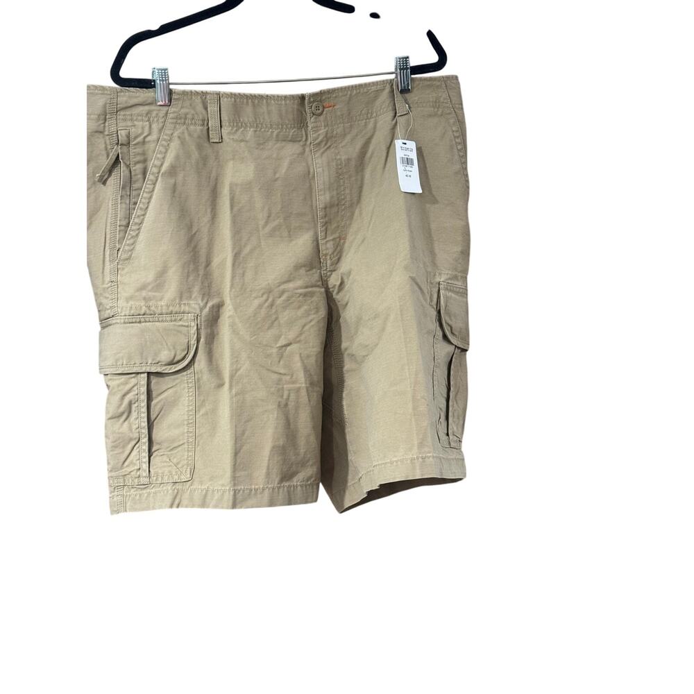 L.L.  Bean Tropicweight 10” Tan Cargo Short Men 40” NWT